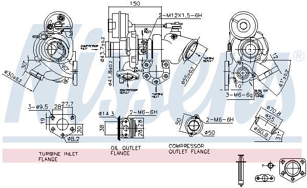 Nissens 93447 Компресор, наддування