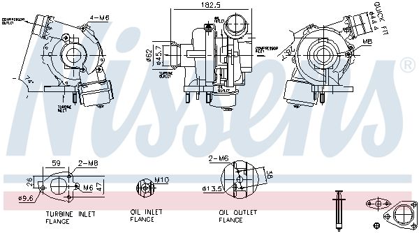 Nissens 93450 Компресор, наддування