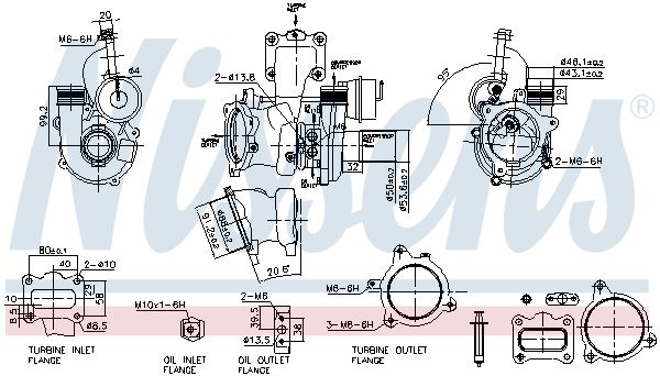 Nissens 93453 Компресор, наддування