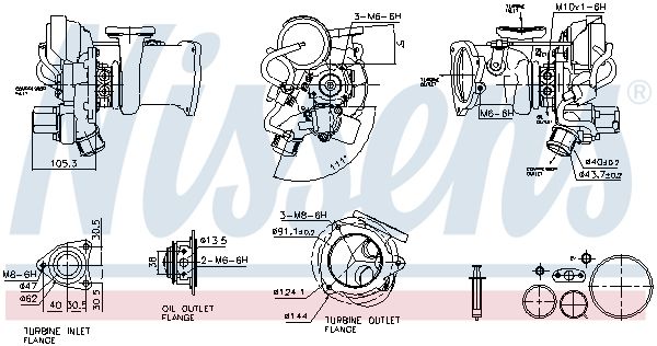 Nissens 93454 Компресор, наддування
