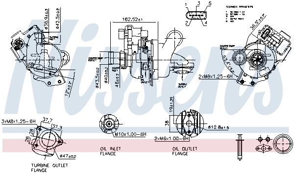 Nissens 93463 Компресор, наддування