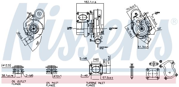Nissens 93493 Компресор, наддування