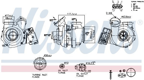Nissens 93503 Компресор, наддування