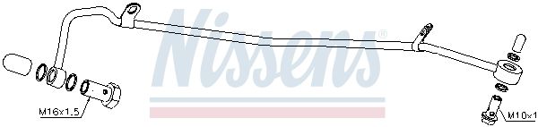 Nissens 935031 Оливопровід, компресор