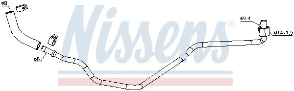 Nissens 935062 Магістраль напірна