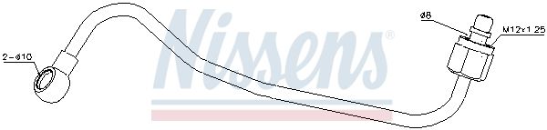 Nissens 935077 Оливопровід, компресор