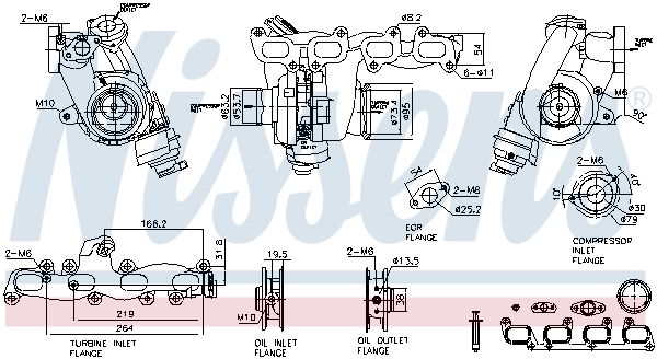 Nissens 93515 Компресор, наддування