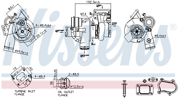 Nissens 93528 Компресор, наддування