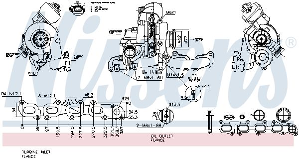 Nissens 93546 Компресор, наддування