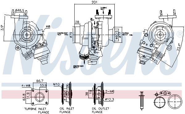 Nissens 93607 Компресор, наддування