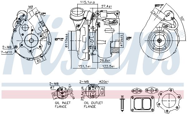 Nissens 93617 Компресор, наддування