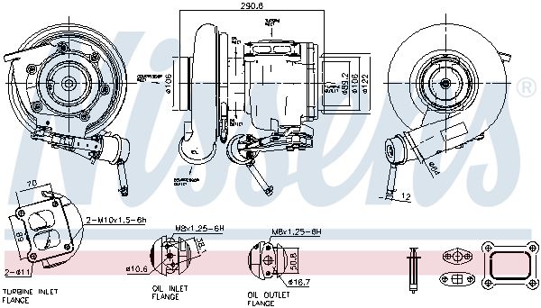 Nissens 93619 Компресор, наддування