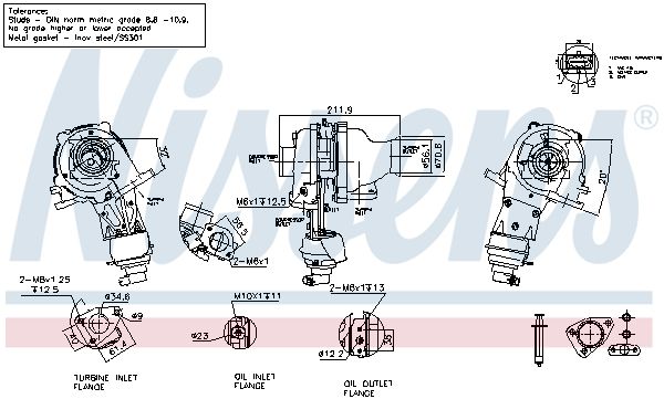 Nissens 93625 Компресор, наддування