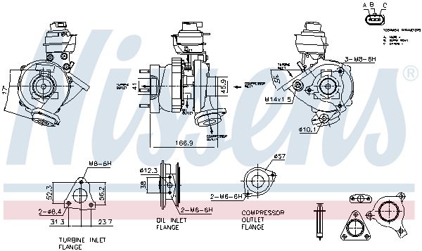 Nissens 93630 Турбокомпресор First Fit