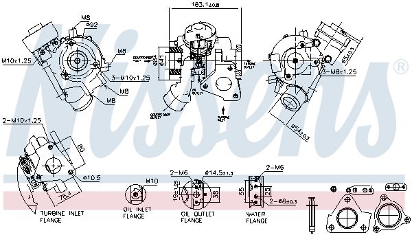 Nissens 93636 Турбокомпресор First Fit