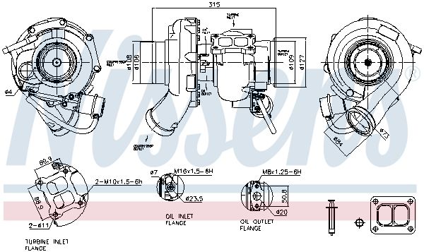 Nissens 93677 Компресор, наддування