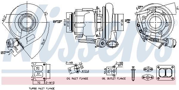 Nissens 93717 Компресор, наддування