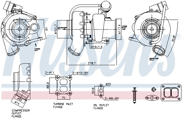 Nissens 93734 Компресор, наддування