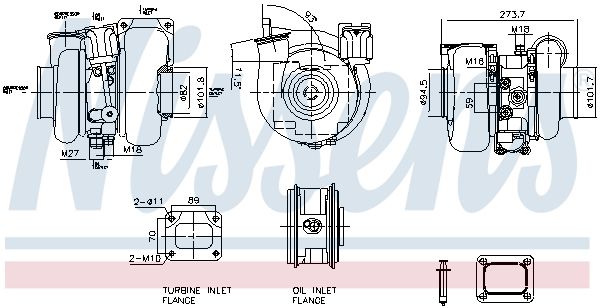 Nissens 93757 Компресор, наддування
