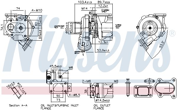 Nissens 93764 Компресор, наддування
