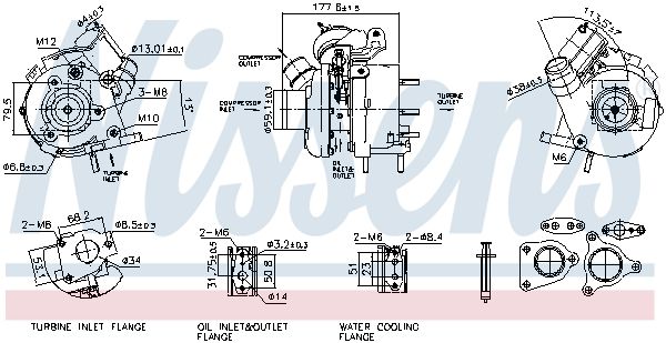 Nissens 93796 Компресор, наддування