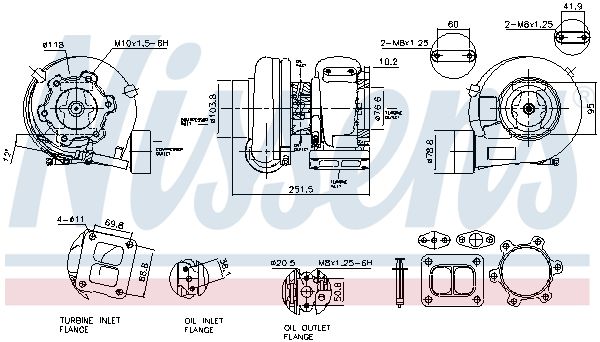 Nissens 93846 Компресор, наддування