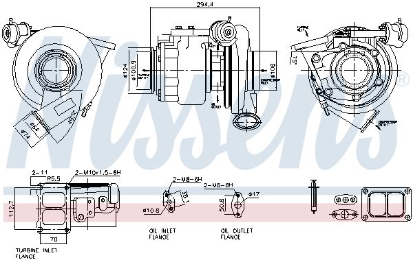 Nissens 93915 Компресор, наддування