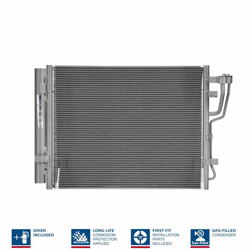 Nissens 940007 Конденсатор, система кондиціонування повітря