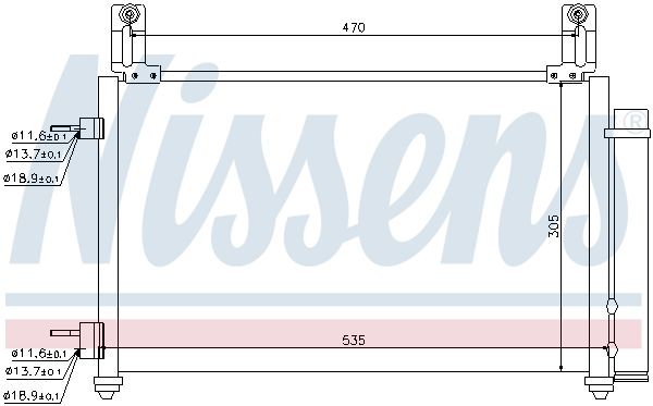 Nissens 940009 Радіатор кондиціонера First Fit