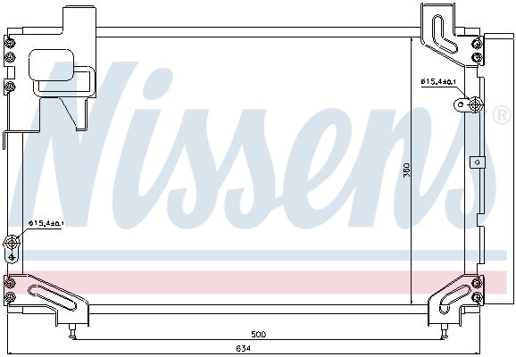 Nissens 940020 Радіатор кондиціонера First Fit