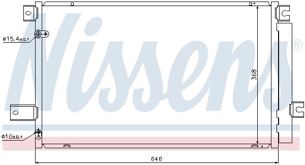 Nissens 940022 Радіатор кондиціонера First Fit