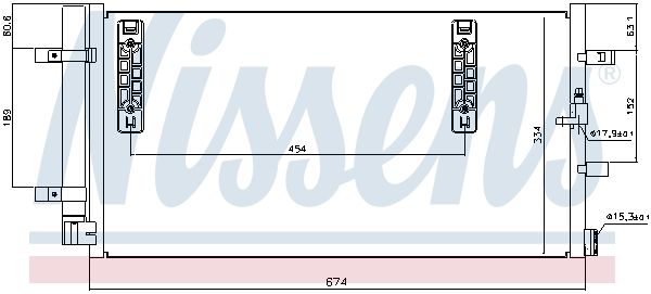 Nissens 940042 Радіатор кондиціонера First Fit