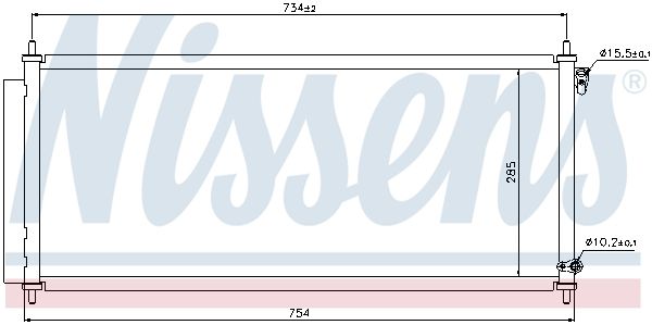 Nissens 940051 Радіатор кондиціонера First Fit
