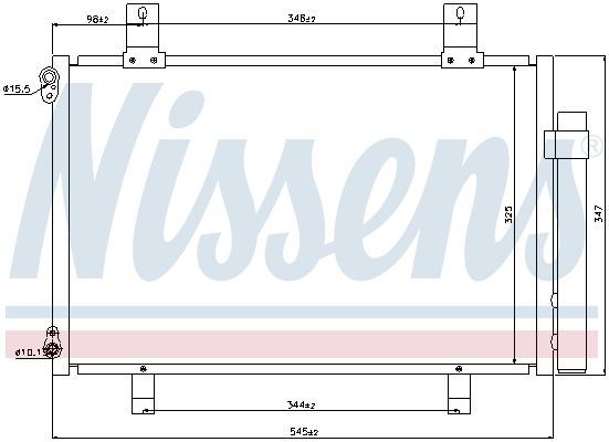 Nissens 940057 Радіатор кондиціонера First Fit