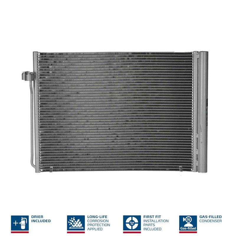 Nissens 940058 Радіатор кондиціонера First Fit