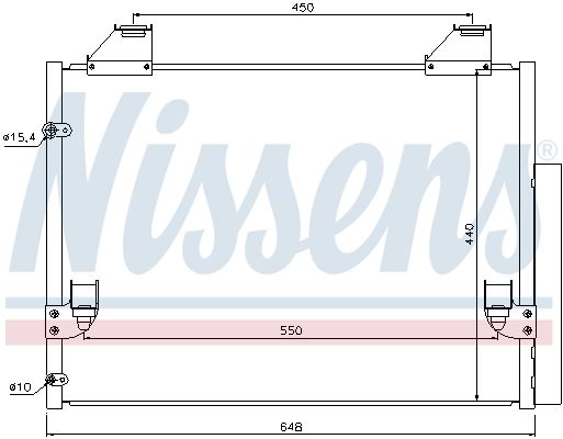 Nissens 940083 Радіатор кондиціонера First Fit