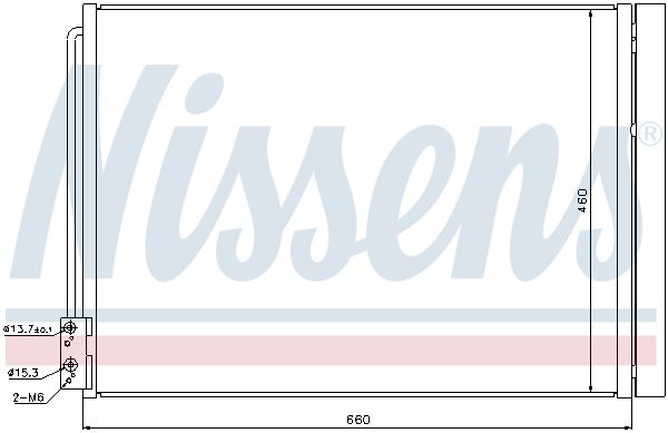 Nissens 940110 Конденсатор, система кондиціонування повітря