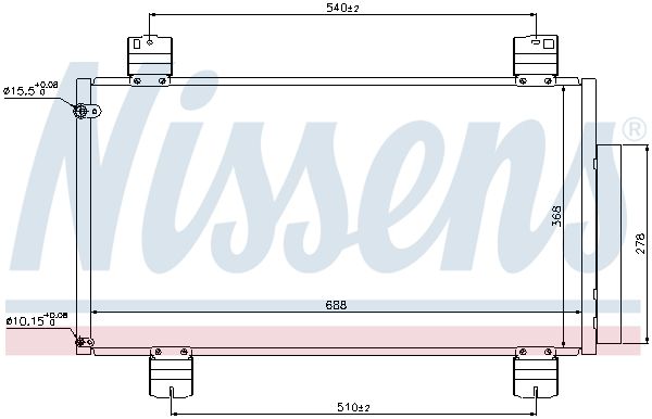 Nissens 940113 Радіатор кондиціонера First Fit