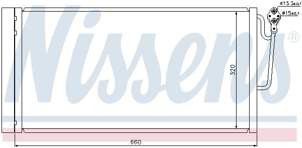 Nissens 940118 Радіатор кондиціонера First Fit