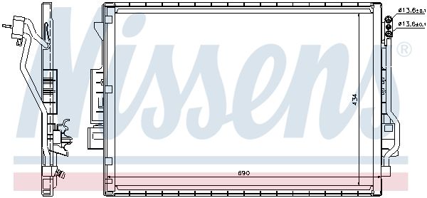 Nissens 940137 Конденсатор, система кондиціонування повітря