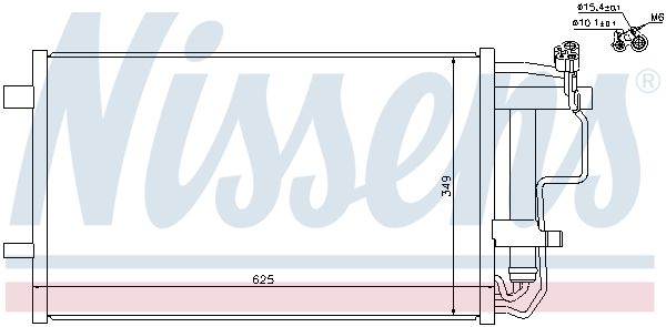 Nissens 940149 Конденсатор, система кондиціонування повітря