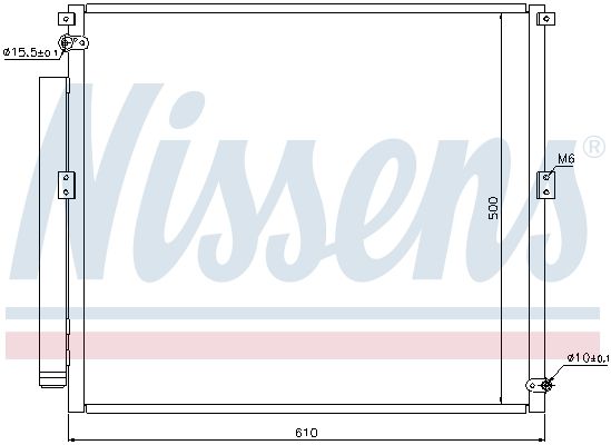 Nissens 940167 Радіатор кондиціонера First Fit
