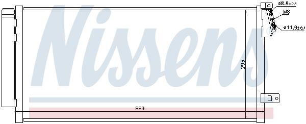 Nissens 940169 Радіатор кондиціонера First Fit