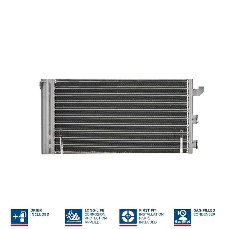 Nissens 940173 Конденсатор, система кондиціонування повітря