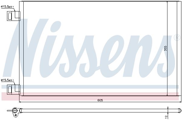 Nissens 940184 Радіатор кондиціонера First Fit