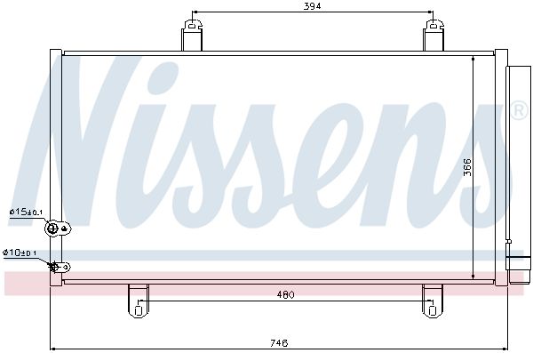 Nissens 940194 Радіатор кондиціонера First Fit