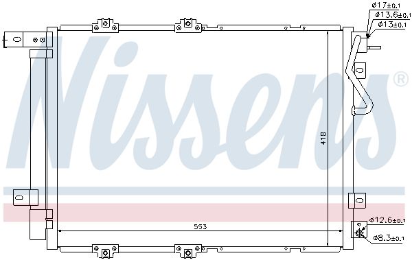 Nissens 940203 Радіатор кондиціонера
