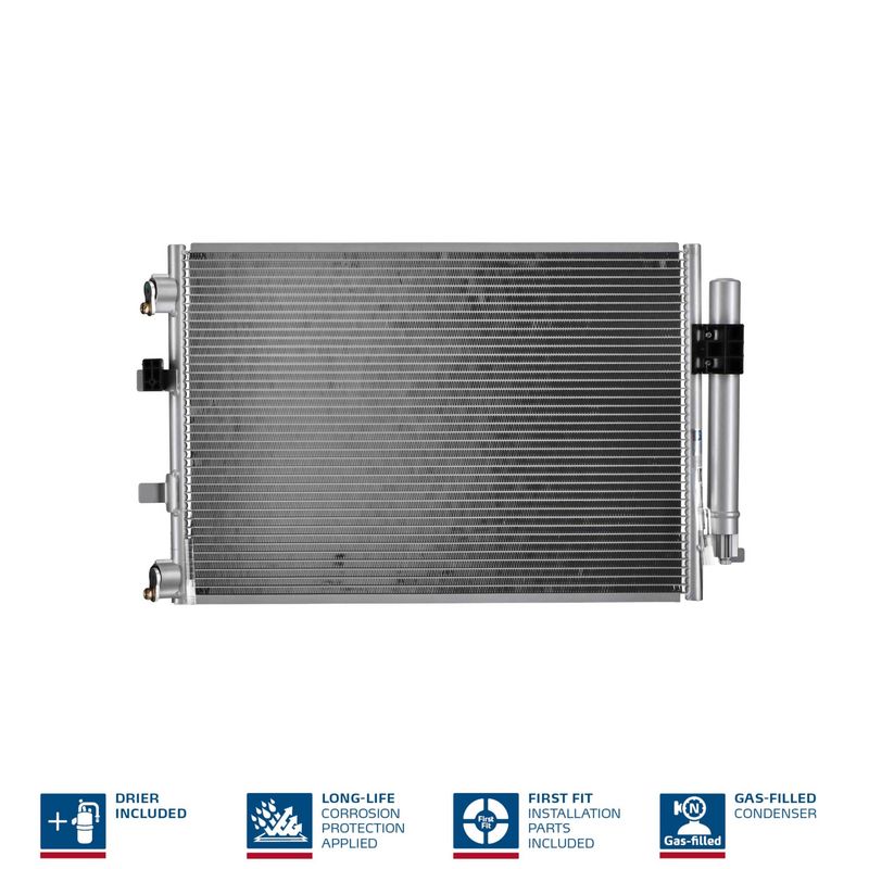 Nissens 940222 Радіатор кондиціонера First Fit