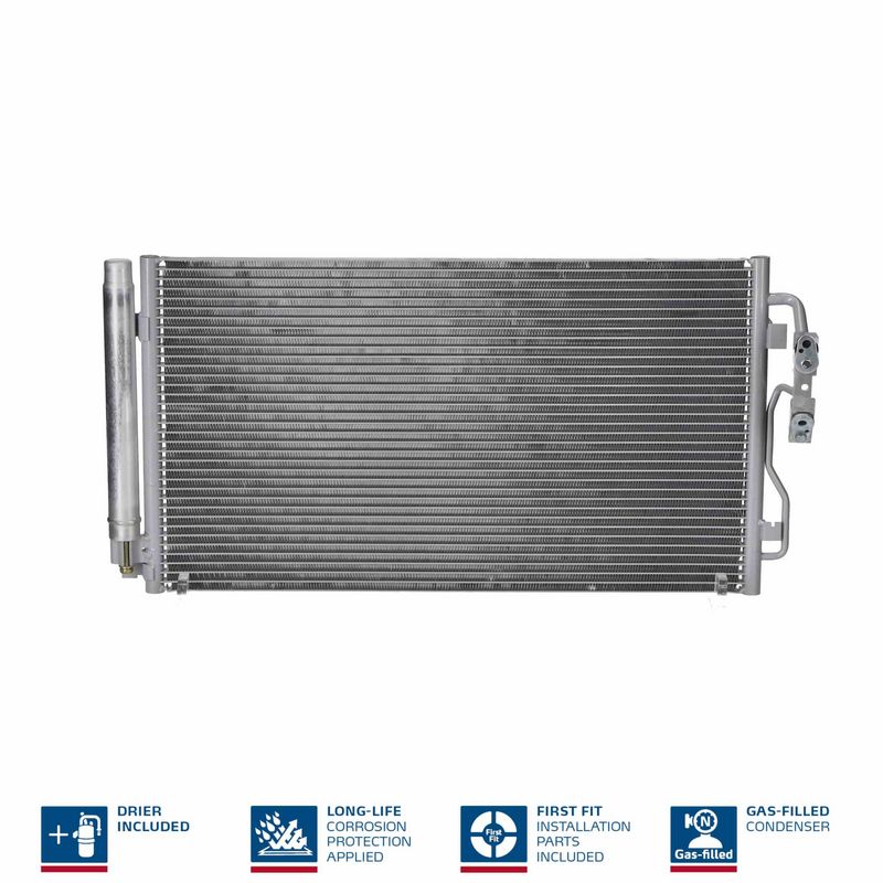 Nissens 940236 Радіатор кондиціонера First Fit