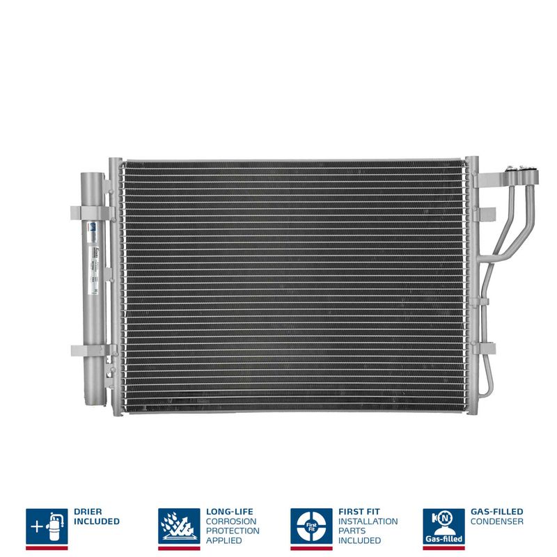 Nissens 940251 Конденсатор, система кондиціонування повітря